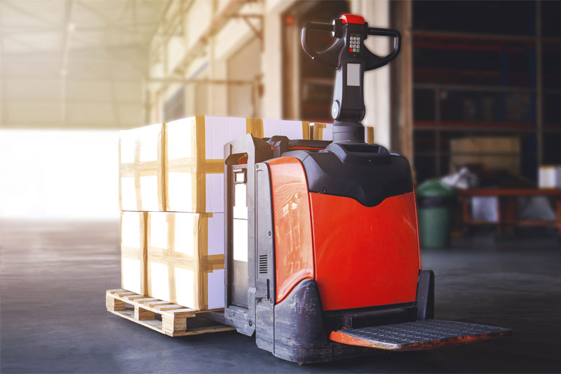 Carretillero trabajando